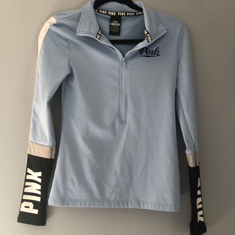 PINK Victoria’s Secret half- zip sweatshirt